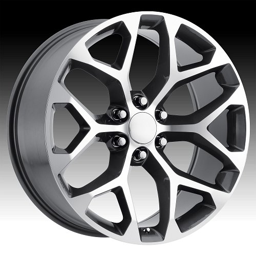 Performance Replicas 176GM PR176 Machined Gunmetal Custom Truck Wheels 1